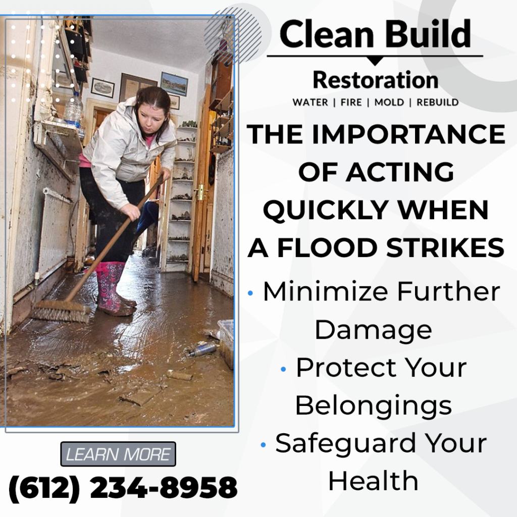 the importance of acting quickly when a flood strikes